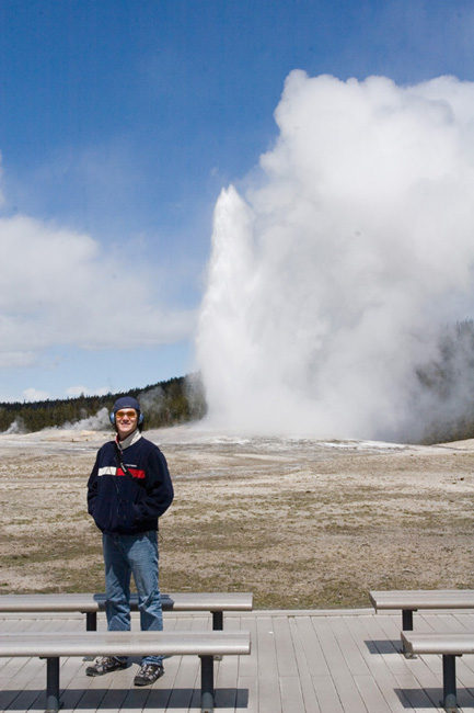 Old Faithful geyser, Yellowston National Park