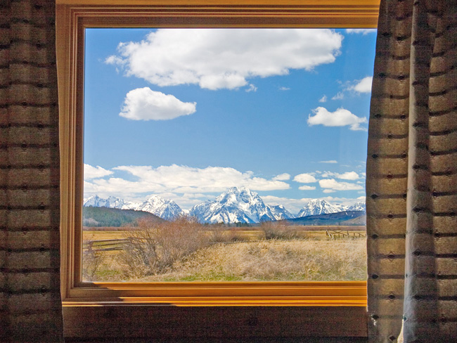 Windows on the Tetons, Moran WY Grand Teton National Park