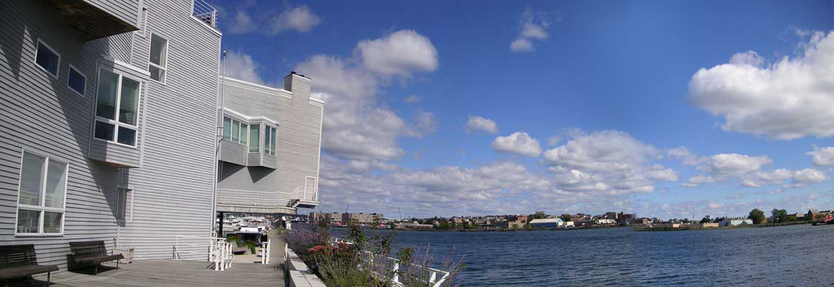 back of condo pier