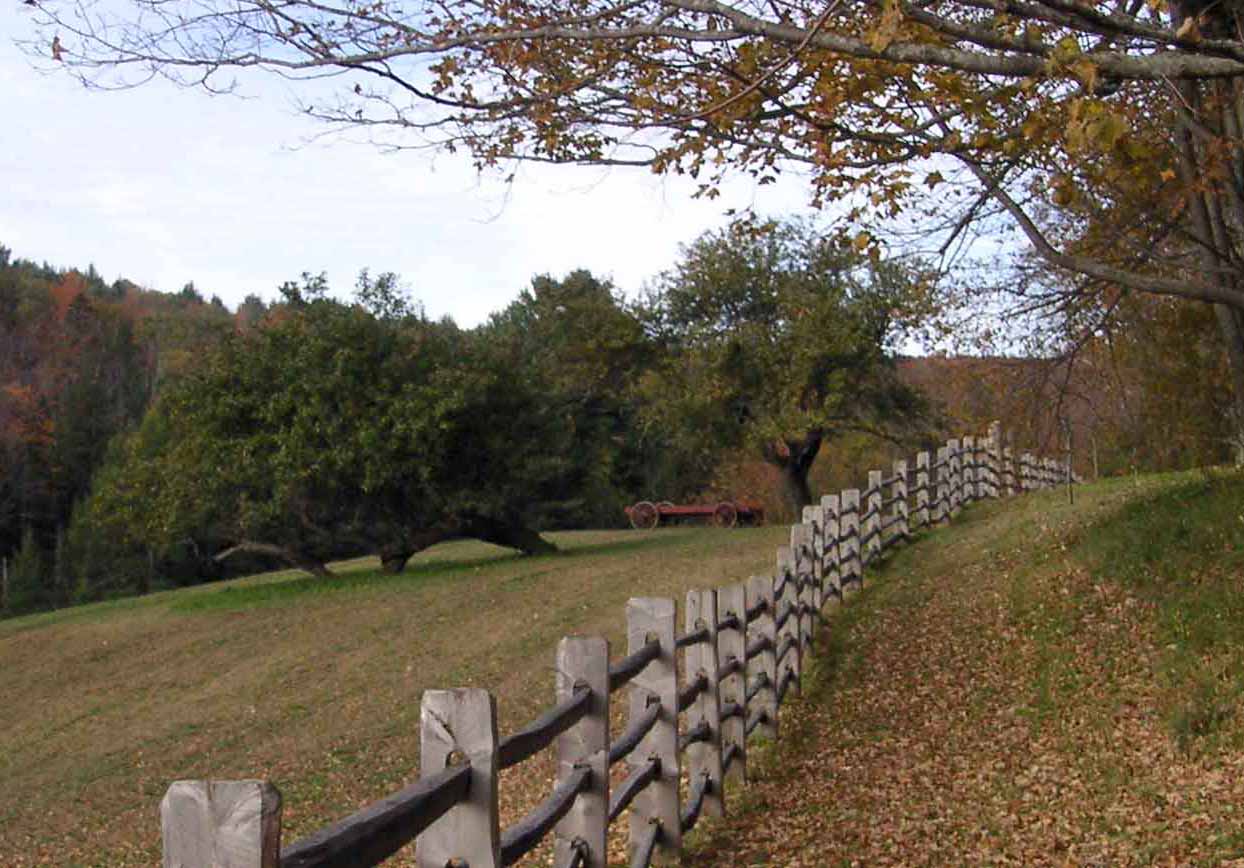 Gentrified farm in South Woodstock VT Oct 2004