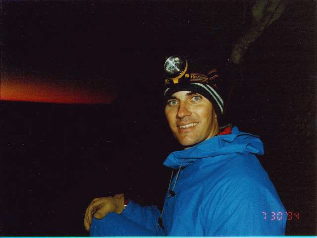 George Fisher on Mt. Fuji